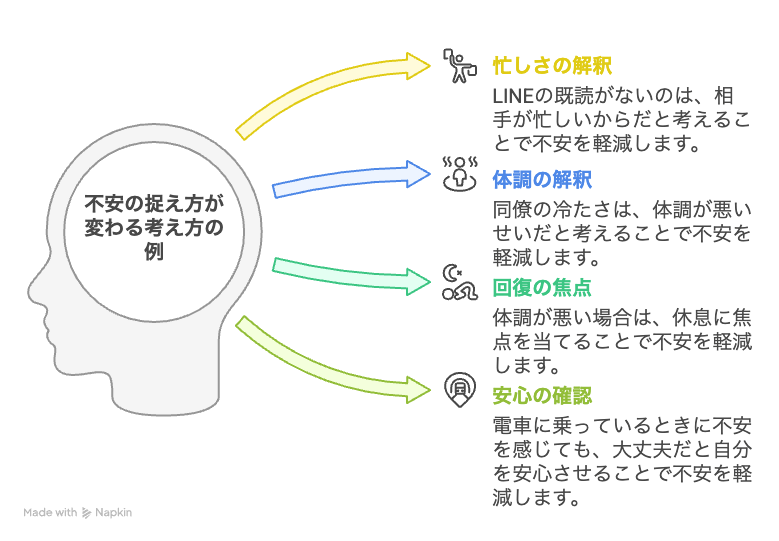 不安の捉え方が変わる考え方の例
