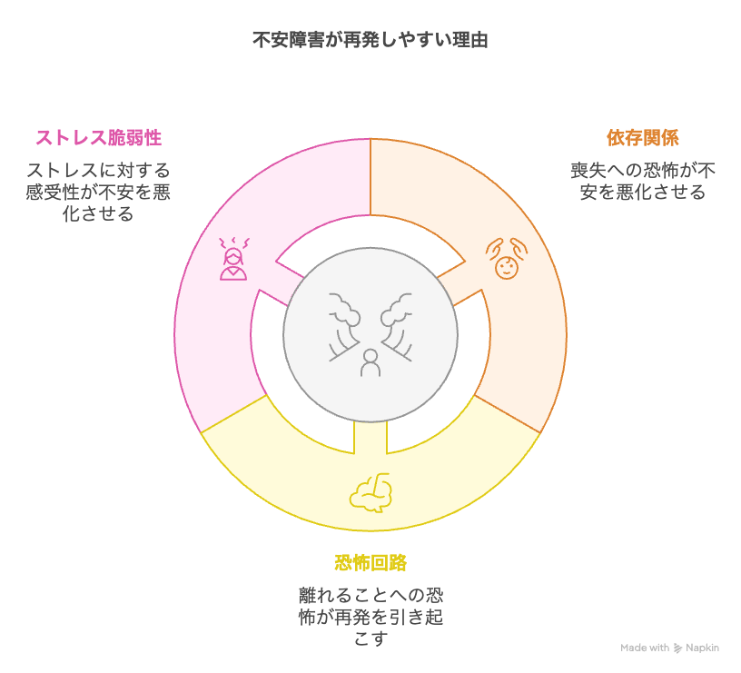 不安障害が再発しやすい理由