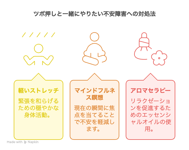 ツボ押しと一緒にやりたい不安障害への対処法